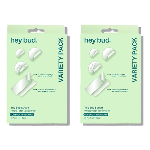 Hey Bud Pimple Patch Variety Pack 23 Patches x 6 Bundle of 2
