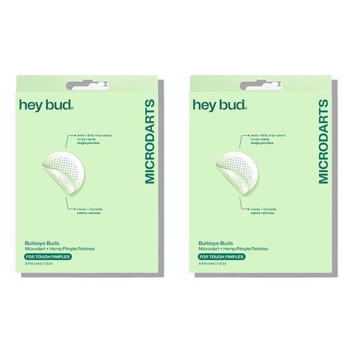Hey Bud Microdart + Hemp Pimple Patches 9 Patches x 6 Bundle of 2