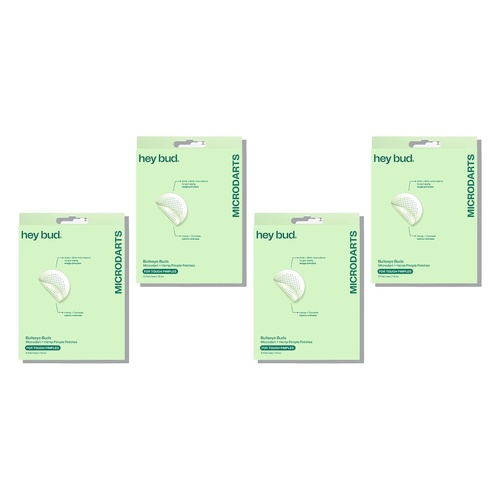 Hey Bud Microdart + Hemp Pimple Patches 9 Patches x 6 Bundle of 4