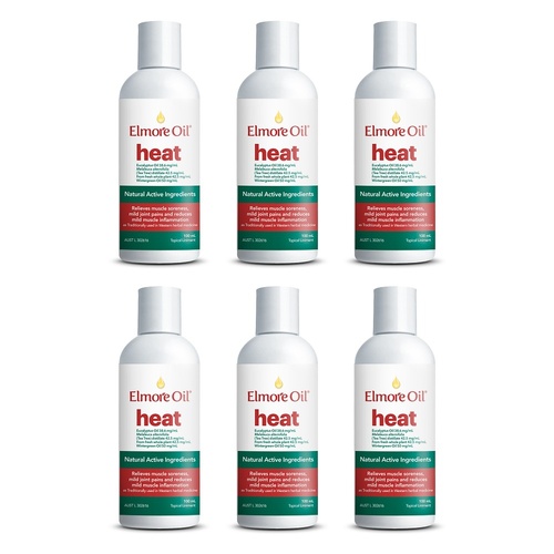 Elmore Oil Heat 100mL Pack of 6