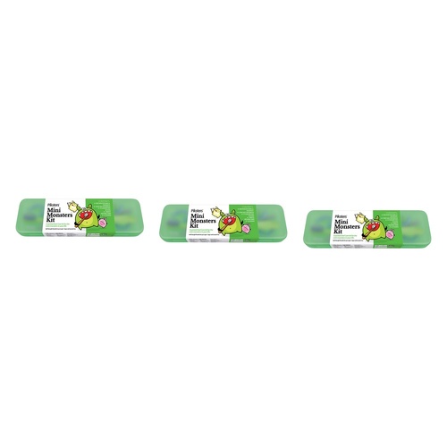 Piksters Mini Monsters Oral Care Kit x 4 Bundle of 3