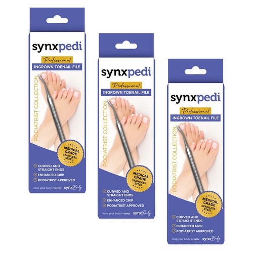 Synxpedi Ingrown Toenail File Pack of 3