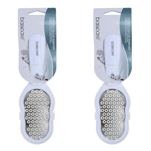 Basicare Pedipro Callus Remover Micro Blade Technology for Smooth Soft Feet x2