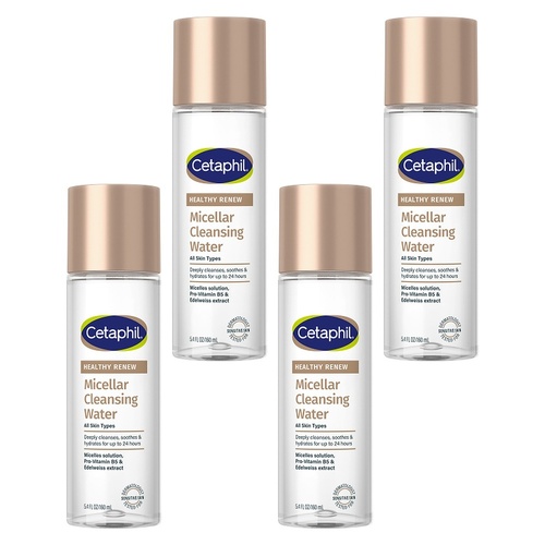 Cetaphil Healthy Renew Micellar Cleansing Water 160mL Pack of 4