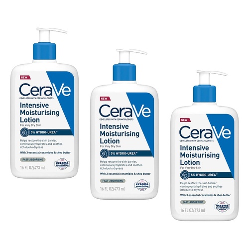 CeraVe Intensive Moisturising Lotion 473mL Pack of 3