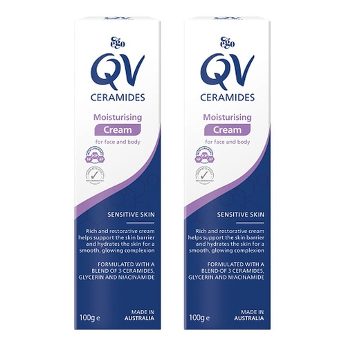 Ego Barrier Repair Ceramides Moisturising Cream 100g Pack of 2