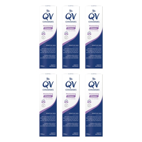 Ego Barrier Repair Ceramides Moisturising Cream 100g Pack of 6