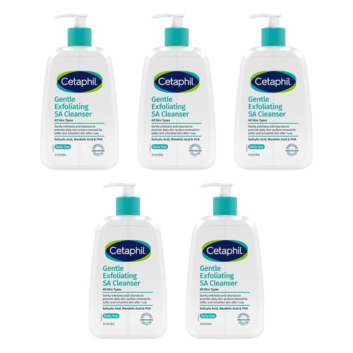 Cetaphil Gentle Exfoliating SA Cleanser 236mL Pack of 5