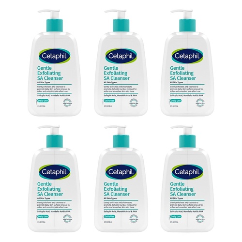 Cetaphil Gentle Exfoliating SA Cleanser 236mL Pack of 6