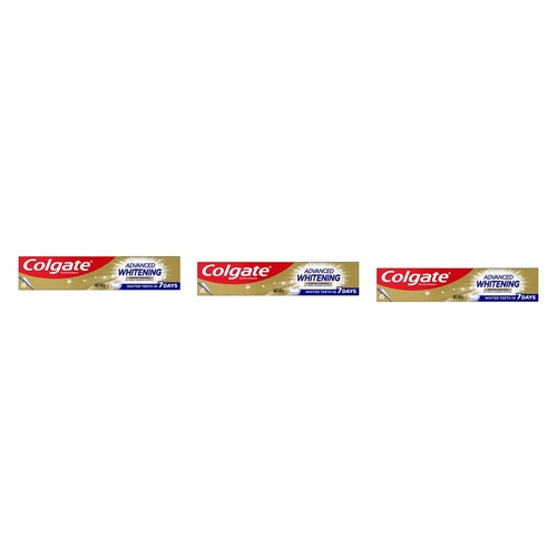 Colgate Advanced Whitening Tartar Control Toothpaste 40g Pack of 3