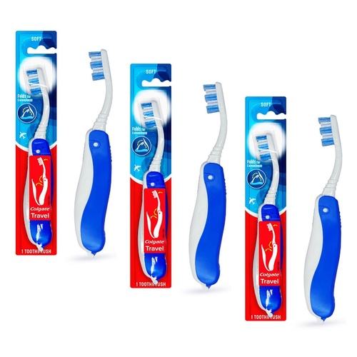 Colgate Travel Toothbrush Soft Pack of 3