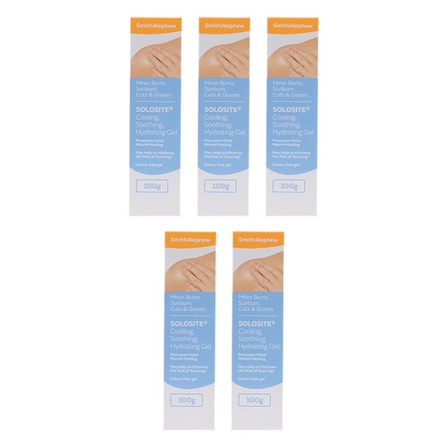 SOLOSITE Cooling, Soothing, Hydrating Gel Pack of 5