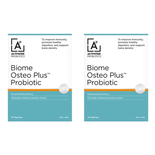 Activated Probiotics Biome Osteo Plus Probiotic 30 Capsules Pack of 2