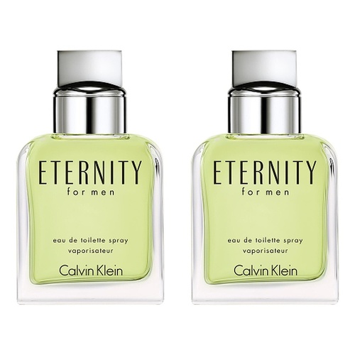 Calvin Klein Eternity For Men EDT 100mL Pack of 2