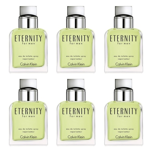 Calvin Klein Eternity For Men EDT 100mL Pack of 6