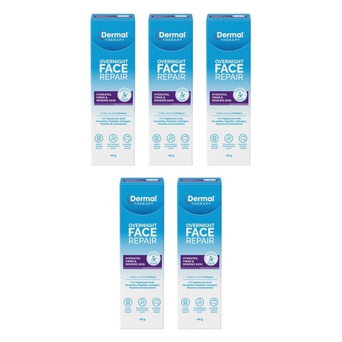 Dermal Therapy Overnight Face Repair 40g Pack of 5