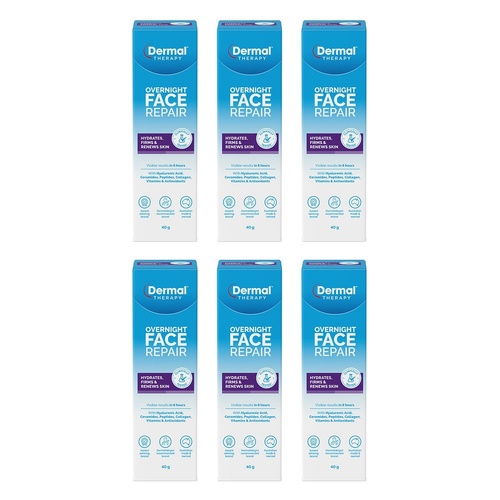 Dermal Therapy Overnight Face Repair 40g Pack of 6