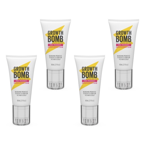 Growth Bomb Post Pregnancy Prebiotic Rescue Serum 80mL Pack of 4