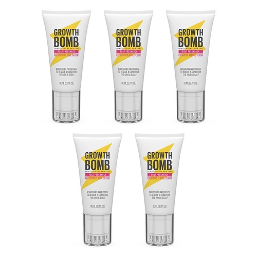 Growth Bomb Post Pregnancy Prebiotic Rescue Serum 80mL Pack of 5