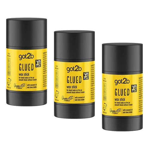 Got2B Glued Wax Stick 50g Pack of 3