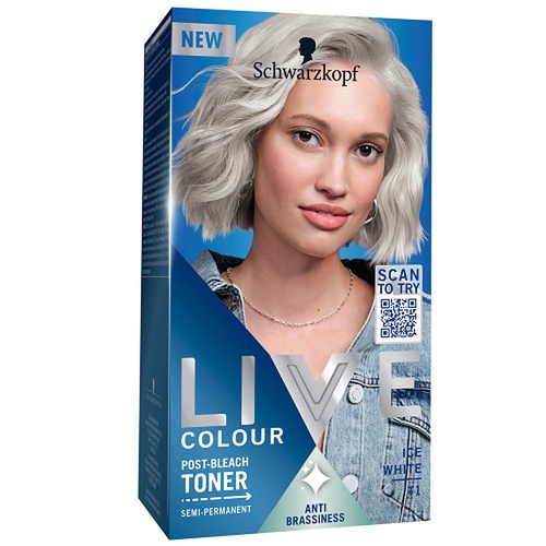 Schwarzkopf LIVE Colour Toner Ice White T1