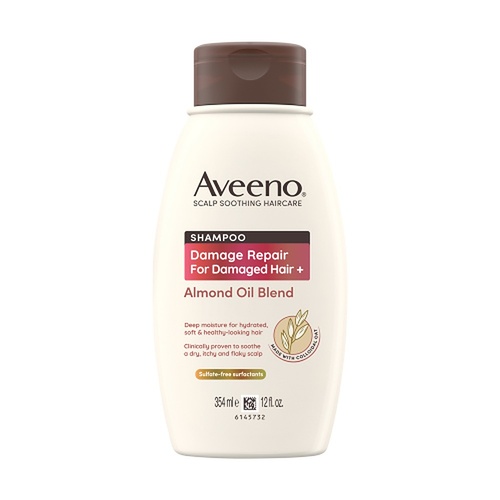 Aveeno Damage Repair+ Almond Oil Blend Shampoo 354mL