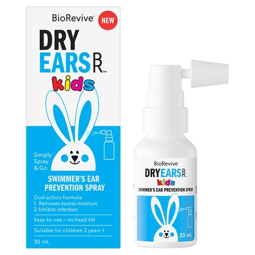 BioRevive DryEars Kids Swimmer's Ear Prevention Spray Blue 30mL