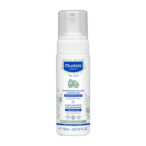 Mustela Newborn Foam Shampoo for Cradle Cap Prevention 150mL