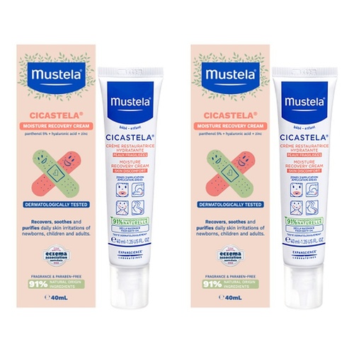 Mustela Cicastela SOS Recovery Cream 40mL Pack of 2