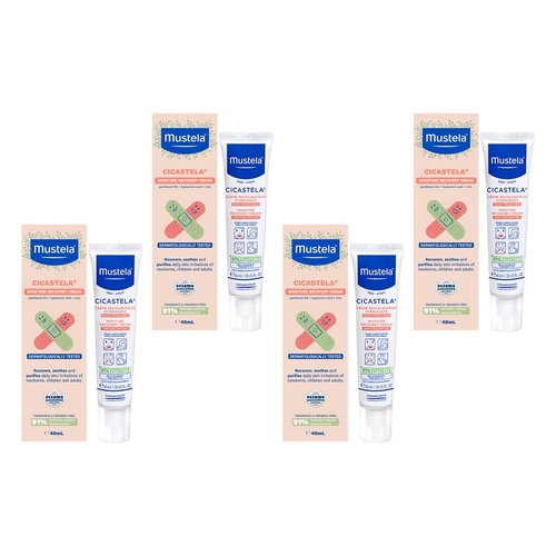 Mustela Cicastela SOS Recovery Cream 40mL Pack of 4