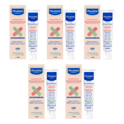 Mustela Cicastela SOS Recovery Cream 40mL Pack of 5