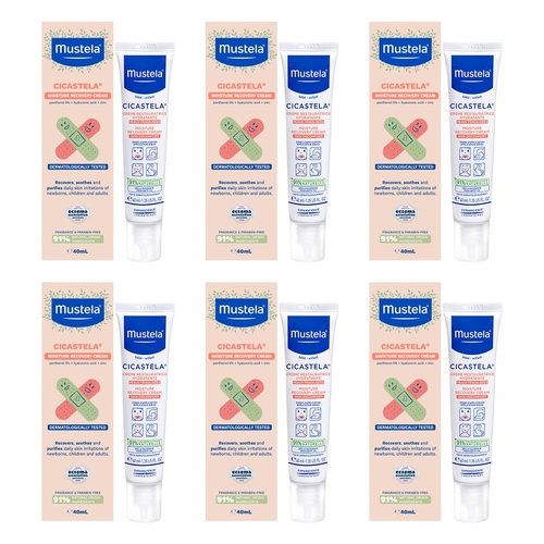 Mustela Cicastela SOS Recovery Cream 40mL Pack of 6