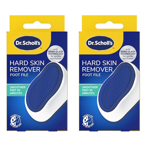 Scholl Hard Skin Remover Foot File Pack of 2