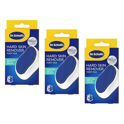 Scholl Hard Skin Remover Foot File Pack of 3