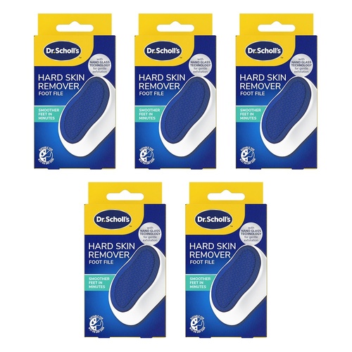 Scholl Hard Skin Remover Foot File Pack of 5