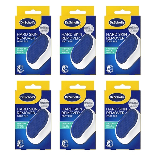 Scholl Hard Skin Remover Foot File Pack of 6
