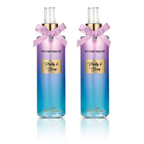 women'secret Pretty & Sexy Body Mist 250mL Pack of 2
