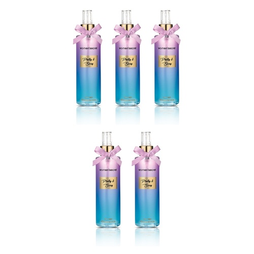 women'secret Pretty & Sexy Body Mist 250mL Pack of 5