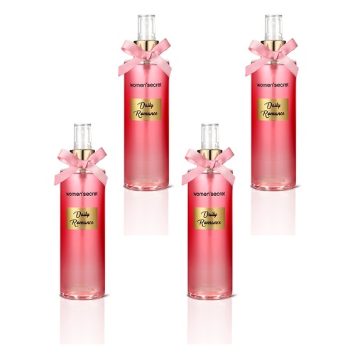 Women'Secret Daily Romance Body Mist 250mL Pack of 4