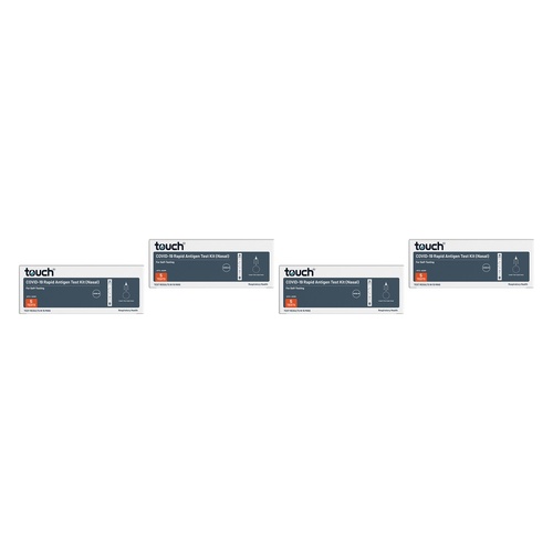 TouchBio COVID-19 Nasal Rapid Antigen Test 5 Pack Bundle of 4