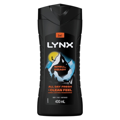 Lynx Smell Ready 3-in-1 Body Wash 400mL