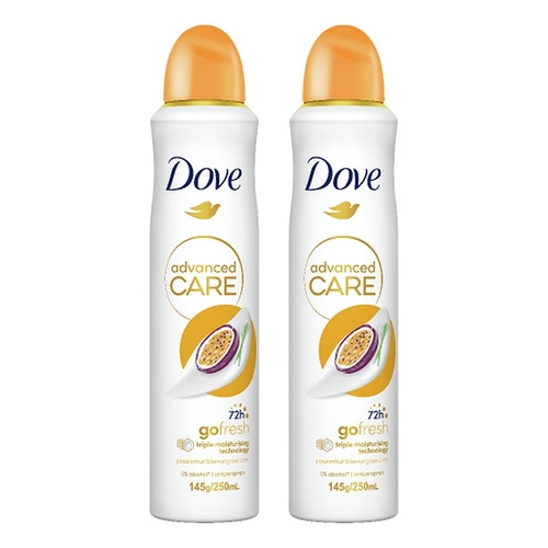 Dove Advanced Care 72H Go Fresh Passion Fruit & Lemongrass Pack of 2