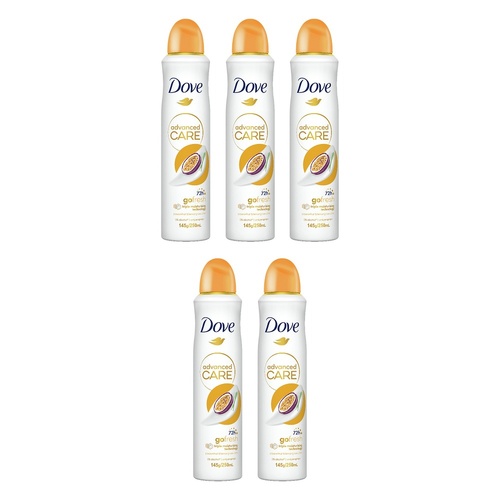 Dove Advanced Care 72H Go Fresh Passion Fruit & Lemongrass Pack of 5