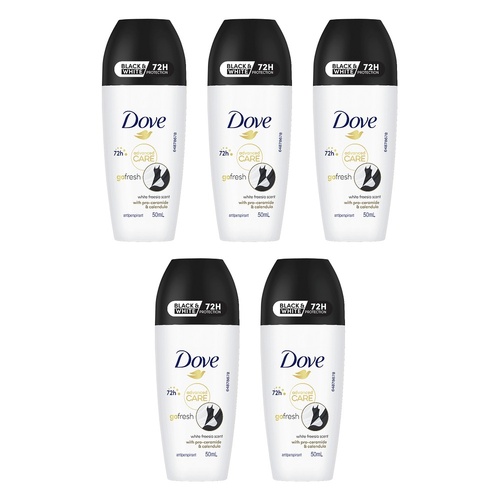 Dove Advanced Care Antiperspirant 72HR Protection Invisible Dry Pack of 5