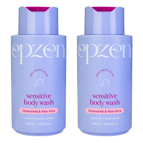 EpZen Delicate Diva Sensitive Body Wash 400mL Pack of 2
