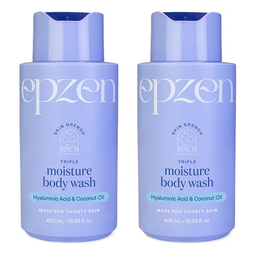 EpZen Skin Drench Triple Moisture Body Wash 400mL Pack of 2