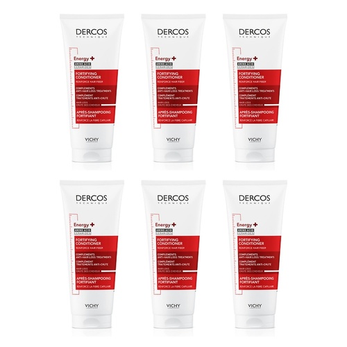 Dercos Energising Conditioner 200mL Pack of 6