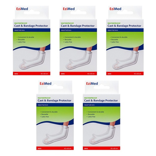 EziMed Adult Full Arm Cast Protector Pack of 5