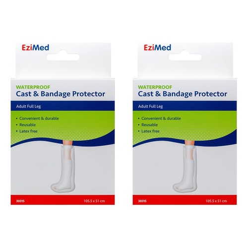 EziMed Adult Full Leg Cast Protector Pack of 2