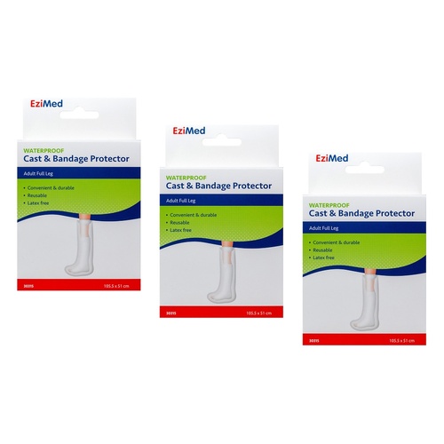 EziMed Adult Full Leg Cast Protector Pack of 3